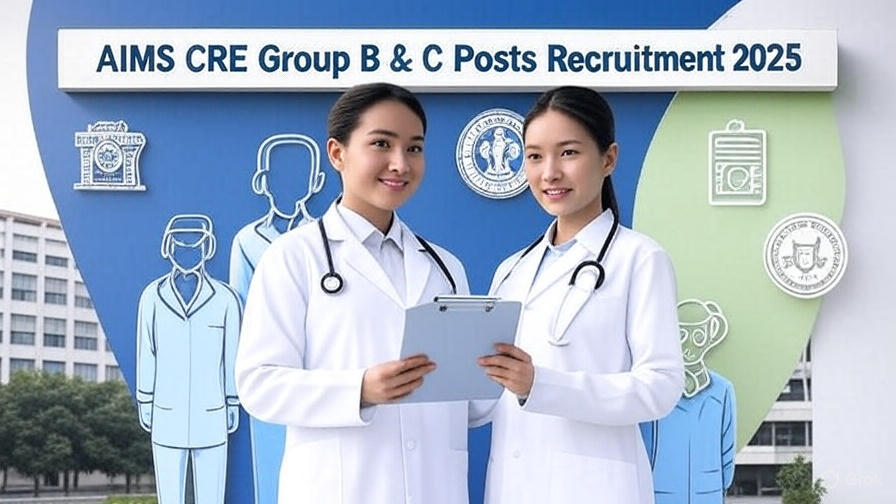 AIIMS CRE Group B & C Recruitment 2025 – Apply Online Now AIIMS CRE Group B & C Recruitment 2025 Banner