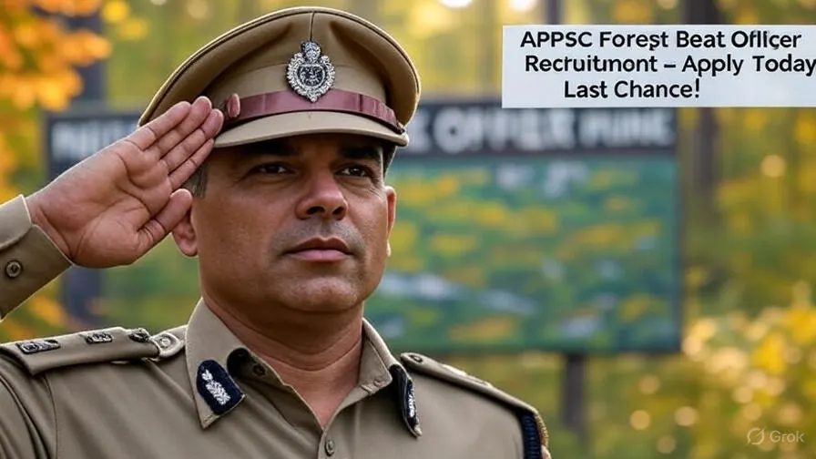 APPSC Forest Beat Officer Recruitment – Apply Today, Last Chance! APPSC Forest Beat Officer and Assistant Beat Officer Recruitment 2025 Notification