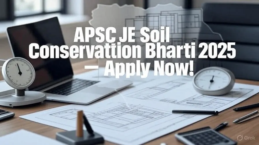 APSC JE Soil Conservation Recruitment 2025 official notification