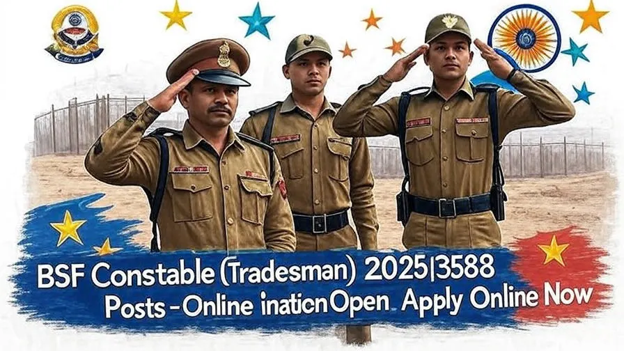 BSF Constable (Tradesman) Recruitment 2025 Apply Online Notification BSF Constable Tradesman Recruitment 2025 Official Notification