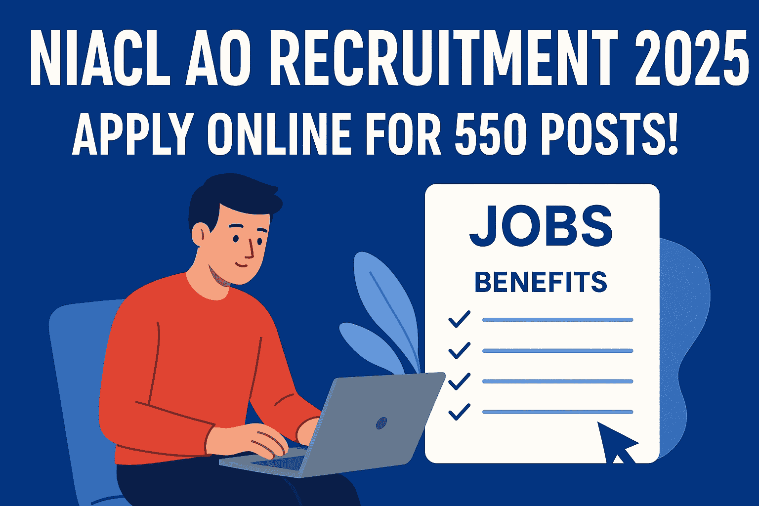 NIACL Administrative Officer Recruitment 2025 – Apply for 550 Posts Now! NIACL Administrative Officer Recruitment 2025 – Apply Online for 550 Posts