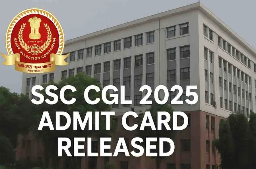 SSC CGL 2025 Admit Card Download, Tier-1 Exam Dates Out SSC CGL 2025 Admit Card Download