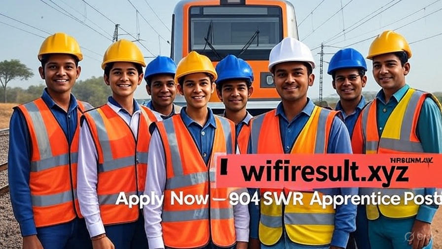 Apply Now for 904 SWR Apprentice Posts – South Western Railway Recruitment 2025 Railway SWR Apprentice Recruitment 2025