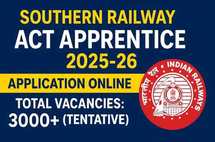 Southern Railway Act Apprentice Recruitment 2025 Notification