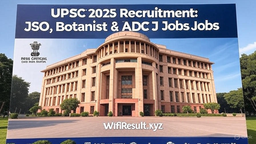UPSC Recruitment 2025 Notification for Various Posts – Apply Online