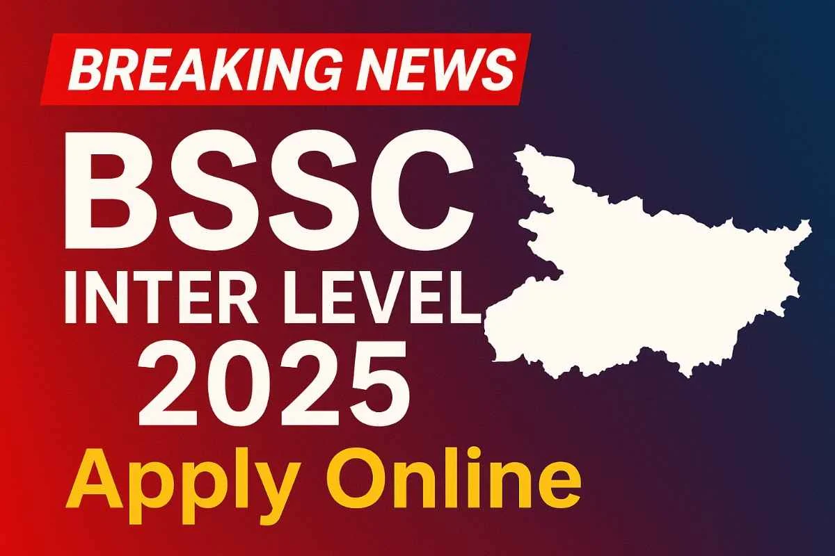 Bihar BSSC Inter Level Recruitment 2025 Notification Out – Apply Online