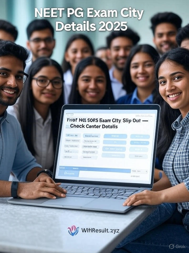 NEET PG 2025: City Slip Released!
